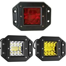5inch Car Flush Mount LED Work Light Bar 12V-60V OffRoad Headlamp Spot Flood LED Light 48W For Jeep Car Volvo 4runner Wrangler
