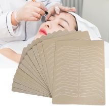 10 stücke Microblading Augenbrauen Praxis Haut Silikon Tattoo Zubehör Gummi Anfänger Make-Up Trainning Gefälschte Haut Anfänger