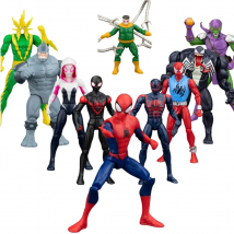ZD Avengers Super Hero Iron Man Spiderman Gwen Action Figure Modello da collezione Ornamenti per il desktop Giocattoli Regali di compleanno per bambini