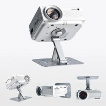Salange Mini Projector Bracket Multi-Angle Adjustment 1/4 Universal Screw Hole Compatible with 1080P 3KG Load-bearing Ceiling
