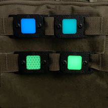Leuchtende Reflektierende Taktische Schnalle Glühende Molle-Gurtband Dekorative Clips DIY Rucksack-Zubehör