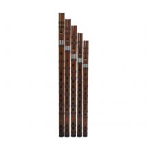 M MABT Flöte mit C/D/E/F/G-Taste, traditionelle chinesische Flöte, bitterer Bambus, getrocknet und schattig, 5-jährige Holzpfeifen, Musikinstrument