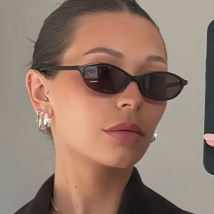 1 Stück modische Cat-Eye-Brille für Damen – Retro-personalisierter, lässiger Street-Style, PC-Linsen, geeignet für Strand und Party