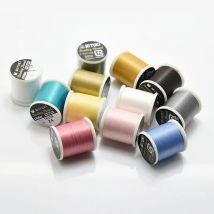 Hilo Miyuki 100% hilo de nailon para abalorios 330 DTEX 0,225mm cable elástico hilo para abalorios para pulseras DIY