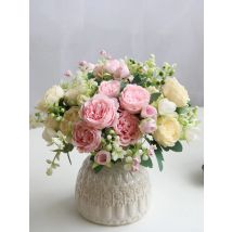 1/3Pcs Artificial Rose Flowers Peony High Quality Festival Home Room Decoration Vases Wedding Arch Outdoor Garden Yard Diy Gifts