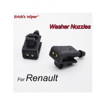 Erick's Wiper 2Pcs Front Windshield Wiper Washer Jet Nozzle For Renault Megane MK2 MK3 2002- 2015 OE#8200082347