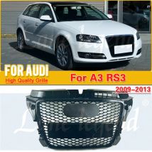Für RS3 Style High-End Upgrade Front Sport Hex Mesh Honeycomb Hood Grill für Audi A3/S3 8P 2009 2010 2011 2012 2013