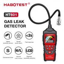 HABOTEST HT601A HT601B Detektor wycieku gazu 0-1000PPM Alarm dźwiękowy i ekranowy Detektor gazu palnego, łatwopalnego, metanu naturalnego