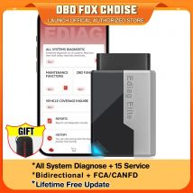 KINGBOLEN EDIAG ELITE Aggiornamento gratuito a vita Tutti i sistemi Strumento diagnostico per auto Scanner bidirezionale OBD2 15 Tester attivo di servizio