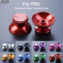 JCD 1 paio di Alluminio Metallo Analogico Joystick Thumb Stick Grip Cap Per PS5 Controller Gamepad