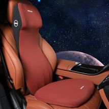 Memory Foam Poggiatesta per auto Supporto lombare Cuscino per il collo Cuscino per lo schienale Sedile Vita Accessori interni per auto per viaggi confortevoli