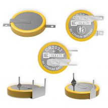 EEMB 10PCS CR1616 Battery With Solder Tabs CR1616 CR2025 CR2032 Battery Compatible with Gameboy Color Gameboy Advance game box