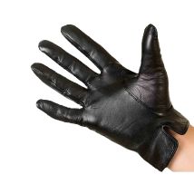 Luxury Winter Men's Genuine Leather Gloves Soft Goatskin Touch Screen Gloves Fashion Warm Black Driving Cycling Moto Glove