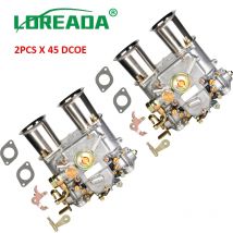 2PCS X 45 DCOE Weber Vergaser Carb Assy Für 152G Twin Choke 19600,060 19600,017 4 Zylinder 6 Zylinder V8 Motor Dellorto Solex 45DCOE