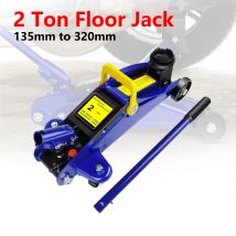 Podnośnik podłogowy niskoprofilowy 2-tonowy, stalowy, wytrzymały, hydrauliczny podnośnik kółkowy z walizką transportową, przenośny podnośnik samochodowy do naprawy samochodów.