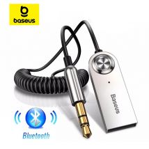 Baseus AUX Adapter Bluetooth Samochodowy kabel Jack Dongle 3,5 mm Zestaw głośnomówiący do samochodu