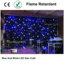 Anpassbare Hochwertige LED-Kulisse LED-Sternentuch Sternenhimmel-Vorhang DMX512-Steuerung für Bühne Pub DJ Hochzeit Event Show