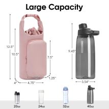 Insulated Cup Cover  Hand-held Strap Style Portable Thermos Protector  Outdoor Sports Water Kettle Cover