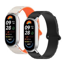 Magnetisches Band für Xiaomi Mi Band 10/9 Armband/Band 8, Ersatzarmband für Männer und Frauen, Sport-Silikon-Armband für Mi Band 9
