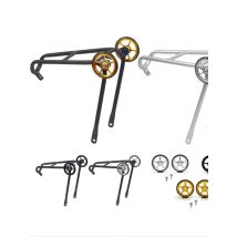 ACEOFFIX Bicycle Alloy Rear Shelf Q Rack with Easywheels for Brompton 3SIXTY PIKES Folding Bike, Lightweight Rear Rack, 150g