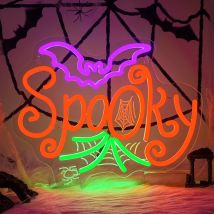Ghost Bat Neon Zeichen USB Dimmbare Neon Lichter Für Wand Dekor Halloween Bar Man Cave Club Party Schlafzimmer Spiel Zimmer Dekor Geschenke