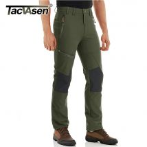 TACVASEN Men's Summer Outdoor Pants Quick Dry Lightweight Hiking Camping Pants Multi-Pockets Rip-stop Fishing Mountain Trousers