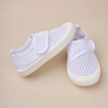 Baby Jungen und Mädchen Sommer atmungsaktive einfache Stil Schuhe Student Turnschuhe Kinder Indoor Sandalen e8061