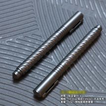 Taktischer Stift für die Überlebens sicherheit aus edc-Titan legierung mit multifunktion alen tragbaren Werkzeugen