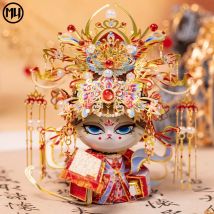 MU Empress Miao 3D-Metallpuzzle, DIY-Puzzlespielzeug, Desktop-Bürodekoration, stressabbauend, farbenfrohes Geschenk für Freundin