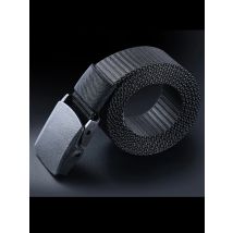 Men's metal-free canvas belt fashion wild belt opening and closing buckle youth students nylon simple personality belt
