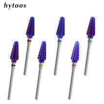 HYTOOS Lila Tornado-Hartmetall-Nagelbohrer, professionelle Fräser für die Maniküre, langlebige Nagelwerkzeuge für den Salon und den Heimgebrauch