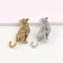 Mode Leopard Brosche Anzug Zubehör Pin Schmuck