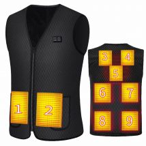 Heated Vest Men Women Electric Heated Jackets Sportswear Heated Coat Graphene Heat Coat USB Heating Jacket For Camping
