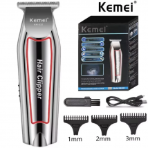 Cortadora de pelo profesional Kemei, cortadora de barba eléctrica para hombres, cortadora de pelo, máquina cortadora de pelo, Kit de aseo de corte de pelo KM-032