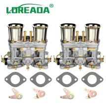 2PCS x 40IDF Vergaser Carb Assy Ersetzen 2 Barrel Weber Carburador Vergaser Für Bug VW Käfer Fiat W/Air Horn Solex Dellorto