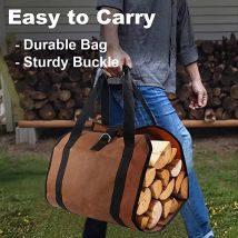 Outdoor Brennholz tragbare Einkaufstasche haltbare Brennholz Aufbewahrung tasche robuste Schnalle für das einfache Tragen von Holztaschen