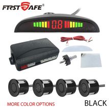 Kit sensore di parcheggio per auto FirstSafe Display a LED con sistema di rilevamento Radar a 4 sensori da 22mm universale per tutte le auto