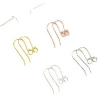 1pair 100% 925 Sterling Silver Simple Earring Hooks 4 Colors European Earring Wire DIY Jewelry Making Findings Women Earbobs