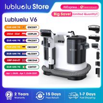 Lubluelu V6 Pulitore per Tappeti Potente 15kPa 1.75L Doppio Serbatoio, Cavo 5M Tubo 1.7M - Pulizia Profonda di Divani, Materassi, Sedili Auto, Macchie di Animali Domestici