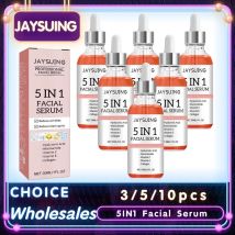 5 in 1 Siero viso all'acido ialuronico Idratante Vitamina C Collagene Fulmine Siero viso Ridurre i pori Cura della pelle