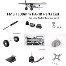 FMS 1300mm 1.3M PA-18 J3 Cub Piper Parti Elica Spinner Cowl Motore Albero di Montaggio Bordo Carrello di Atterraggio RC Aereo Aereo