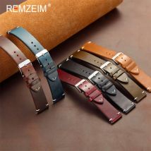 Schnellverschluss-Uhrenarmband für Herren und Damen, 18 mm, 20 mm, 22 mm, Ölwachs, Leder, Armbanduhrenarmband, Ersatzgürtel