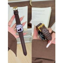 Leather loop Correa For Apple Watch band Series Ultra 11/10/9/8/7/6/5/4/3/2/1 SE 38mm 40mm 41mm 42mm 44mm 45mm 46mm 49mm Strap