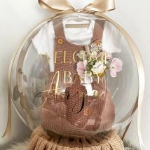 Personalisierte Babyparty-Vinylaufkleber für breite Mund, klare Luftballons, individuelle Geburtstagsballons, Aufkleber für Hochzeit, Party, Dekoration