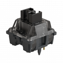 Akko V3 pro Interruptores negros crema Interruptor lineal de 5 pines 55gf con vástago a prueba de polvo Compatible con teclado mecánico MX (45 piezas)