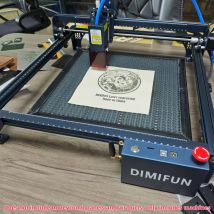 Macchina per incisione laser CNC DIMIFUN DM6 6W/12W con Wi-Fi per incisione di ceramiche, acrilico, legno, vetro, pelle, acciaio inossidabile