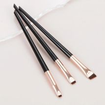 Großhandel 3 Stück Rand Eyeliner Pinsel Schräg kopf Augenbrauen Pinsel Umriss Eyeliner Pinsel ultra dünne Lidschatten Pinsel Make-up-Tools