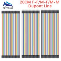 Dupont Line 20 cm Stecker auf Stecker + Stecker auf Buchse und Buchse auf Buchse Überbrückungsdraht Dupont-Kabel für Arduino