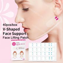 40 teile/satz Gesicht Stirn Wange Kinn Aufkleber Face Lifting Patch Anti-Falten Anti Aging Gesichts Haut Lifting Falten entferner Streifen