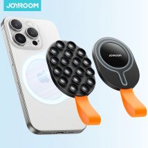 Joyroom Upgraded Magnetic Suction Cup Phone Mount Mirror Shower Silicone Suction Phone Case Grip Holder For iPhone 16 15 Pro Max